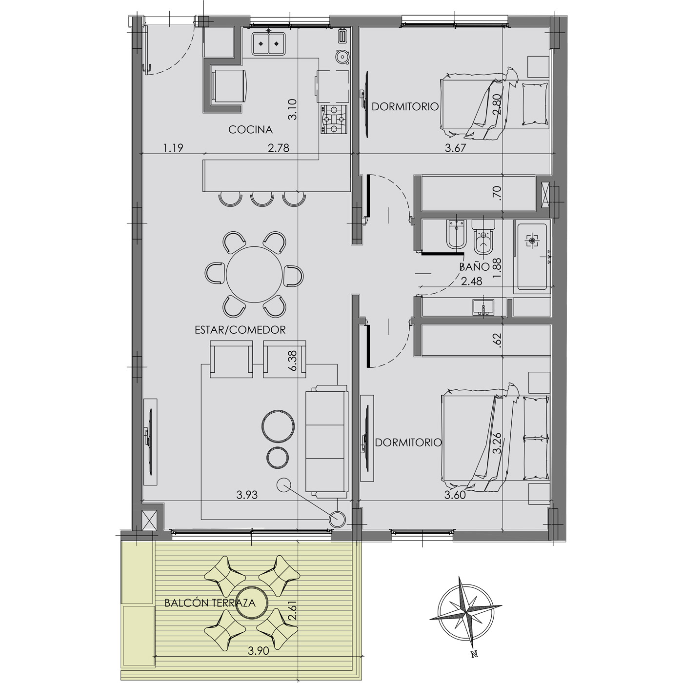 Plano de la unidad